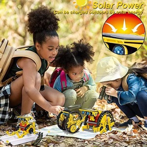 Kit de robot solaire 12 en 1 bricolage pour enfants, assemblage éducatif intelligent, jouets d'ingénierie scientifique, ensembles emballés - Product Image 4