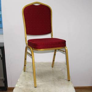 Chaises de banquet d'hôtel modernes empilables en tissu et métal pour la restauration et les mariages, marque Jinyang, acier 0,6-1,2 mm, prix de gros abordable - Product Image 2