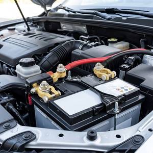 Connecteur de borne de batterie robuste en laiton 170g, type goujon, pince de batterie positive et négative pour applications marines, camions et automobiles - Product Image 6