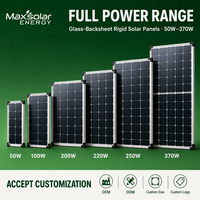 Panneau solaire monocristallin demi-cellule 100W pour BIPV, efficacité 23%-26%, module PV 16BB compact et peu encombrant pour camping-car, fourgonnette, marine
