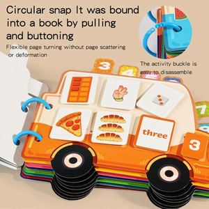 Preschool Learning Activities Car Airplane <b>Road</b> Trips Number Cognitive Reusable Stickers Puzzle Book - Product Image 6