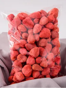 100% fruits secs non organiques sucrés lyophilisés fraise entière pour bonbons