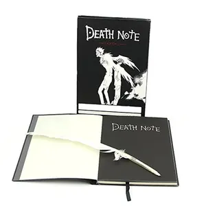 Fashion Anime Theme Death Note Cosplay Notebook with hardcover and material