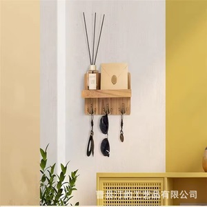 Simple <b>wall</b>-<b>mounted</b> storage rack for kitchen, single-row <b>shelf</b>, bedroom, <b>wall</b>-<b>mounted</b> organizer, living room decorative <b>shelf</b> - Product Image 2