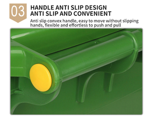 Tùy chỉnh màu sắc nhựa ngoài trời thùng rác di động thùng rác có thể với bốn bánh xe 120L 240L - Product Image 3