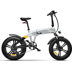 שומן מתקפל 20in ebike חשמלי 20*4.0 שומן צמיג חשמלי מתקפל אופניים