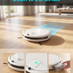 Robot aspirateur ZHKS-803 3500Pa ultra-plat, autonomie maximale de 120 minutes, anti-emmêlement automatique des poils d'animaux pour sols - Product Image 2
