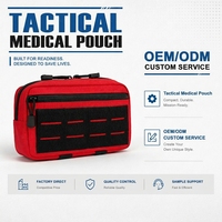 Sac banane tactique Oxford personnalisé, résistant à l'eau, avec fermeture éclair, pochette utilitaire Molle découpée au laser, trousse de premiers secours