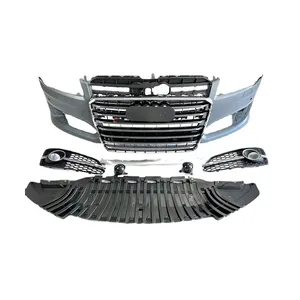 Kit carrosserie avant avec calandre pour <span class=keywords><strong>Audi</strong></span> A8 A8L, accessoires auto, <span class=keywords><strong>pièces</strong></span> détachées, de l'ancien au nouveau - Product Image 1