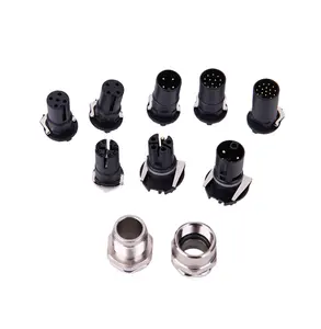 Ip67 Waterproof M12 Connector M12 4pin 90 Degree Cable M12 Female Male Connector