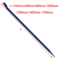 Double tête Heavy Duty 600mm Flooring Tool Jimmy Crowbar Steel Pinch Point Rescue Crow Lever bar