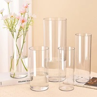 Vase de Table en Acrylique de Luxe, Vase Décoratif pour Plantes, Idéal pour la Décoration Intérieure Moderne et les Centres de Table de Mariage
