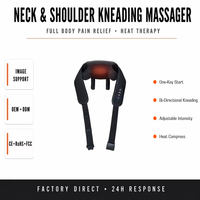 Masseur manuel filaire 3D pour le cou, les épaules, le dos, les jambes et la taille, avec sensation de toucher réel, pour soulager les douleurs musculaires du trapèze