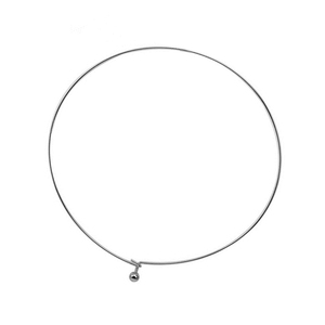Collane e Ciondoli in Argento, Collane con Sfera Rotonda per Donne/Uomini, Collana Color Oro Rosa, Regalo Femminile/Maschile, Girocollo - Product Image 6