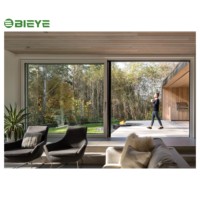 Fenêtre coulissante horizontale en alliage d'aluminium au design professionnel, personnalisable, minimaliste, 5mm+20A+5mm, en verre trempé pour salle de bain/entrepôt