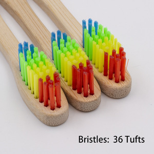 Cepillo de dientes de bambú, cerdas suaves, ecológico y natural, cepillo de dientes manual para adultos TBB901 - Product Image 5