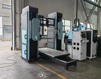 Machine de découpe horizontale CNC à lame diamantée pour isolation en mousse de polyuréthane (PU) et feuilles d'EVA, avec découpe rapide de contours à fil, facile à utiliser