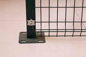 Ensemble de panneaux de clôture de jardin en acier 3D, construction soudée, surface galvanisée, design écologique, hauteur personnalisable - Product Image 2