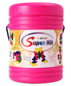 GIRNAR SUPER KIT Contains 4 animal puzzles, a shape sorter with 6 shapes and a set of blocks. Learn to construct animal puzzles - Product Image 2