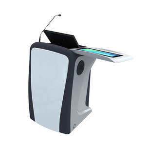 Podio Digital Interactivo Inteligente para Escuelas, <span class=keywords><strong>Atril</strong></span> <span class=keywords><strong>Multimedia</strong></span> con Pantalla Dual de 21.5 Pulgadas para Educación - Product Image 4