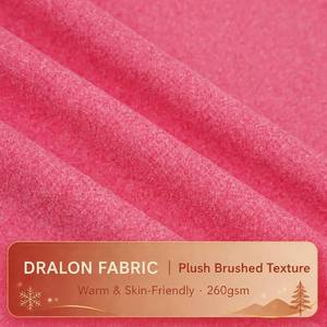 Tela de Forro Polar Dralon de Doble Cara, Elástica y Cálida, en Varios Colores, para Confección de Ropa - Product Image 3