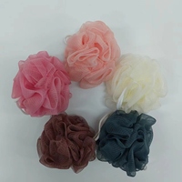 Super Doux Exfoliant Haute Qualité 50g Bubblem Mesh Bulk Bath Bubble Scrubber Ball Back Exfoliating Foam Bathroom Shower Puff