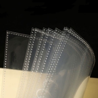 Protège-cartes A4 en PP pour albums, pochettes pour cartes photo, feuilles de protection pour recharges d'albums et fournitures