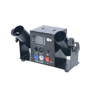 FEIYUEYUE <span class=keywords><strong>2023</strong></span> DMX 512 Machine à confettis à double tête, contrôle manuel, télécommande 2 canaux, 110V-220V, professionnelle pour scène, DJ, mariages - Product Image 1
