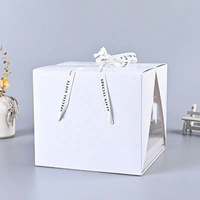 Boîtes à gâteau de mariage de Noël personnalisées | Vente en gros en vrac avec fenêtre transparente (boîte à gâteau à vendre)