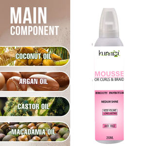 <span class=keywords><strong>Mousse</strong></span> para el cabello con volumen <span class=keywords><strong>Extra</strong></span> Hold, crema orgánica para rizado, antiencrespamiento, bomba de espuma para rizos, retención de larga duración, MOQ inferior, Etiqueta Privada - Product Image 4