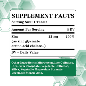 Best Quality Natural Herbal Mixture Tablets with Zinc <b>Supplement</b> Contributes to Healthy Glowing Skin and Healthy Immune System - Product Image 2