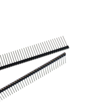 Connecteur PCB automatique à broches rondes à rangée unique, type L, angle droit, mâle, 2,54 mm, usiné sur mesure, 10,0 mm, 12,0 mm