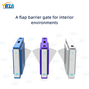 Barrière coulissante automatique à ailes, largeur de voie 900 mm, entrée rapide 0,2 s pour aéroport, terminal, centre de transit, centre de services gouvernementaux, portillon - Product Image 3