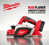 Raboteuse à bois sans fil Milwaukee M18, moteur sans balais, raboteuse manuelle portable, profondeur de coupe réglable, outil électrique pour le travail du bois