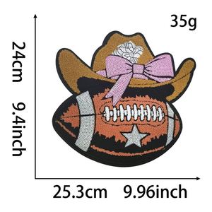 Nouveau Patch Brodé Thermocollant de 25 cm Grande Taille pour Casque de Softball, Décoration pour Chapeaux et Sweats à Capuche - Product Image 2