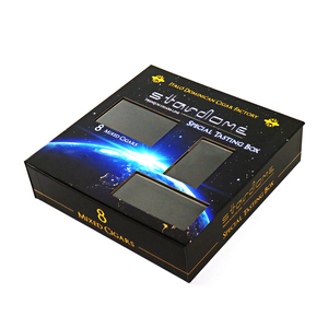 Boîtes rigides artisanales en or de qualité supérieure, humidificateurs à cigares avec carton, fermeture magnétique, forme carrée - Product Image 4