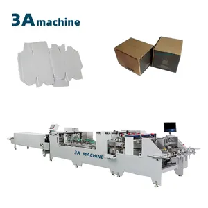 1100*JGKW cardboard box/Corrugated box Dual-use lock bottom folding gluing machinery automatic past machine