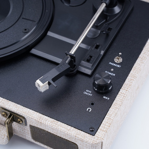 Décoration de la maison haut-parleur stéréo valise vinyle tourne-disque mécanisme en bois musique à la mode Phono cartouche <span class=keywords><strong>AT3600L</strong></span> - Product Image 5