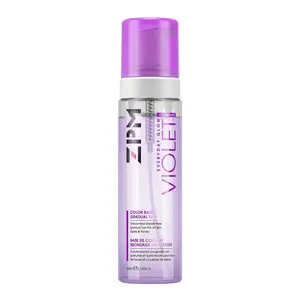 Violet Gradual Self Tanning Mousse Super Dark Brown Skin Finish Lightweight Ultra Hydrating Glow Moisturizer With A Touch of Tan