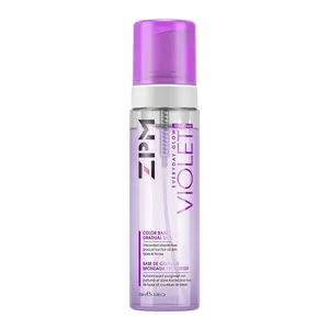 Violet Gradual Self Tanning Mousse Super Dark <strong>Brown</strong> Skin Finish Lightweight Ultra Hydrating Glow Moisturizer With a Touch of <strong>Tan</strong> - Product Image 1