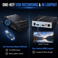 Encodeur vidéo 4K30 1080P 60fps HDMI H.265 Enregistrement Streaming IPTV Encodeur SRT RTMP pour diffusion en direct URayTech