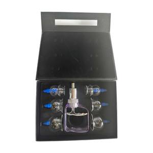 طقم علاج زجاجي عالي الجودة مكون من 8 قطع لعلاج الحجامة - Product Image 4