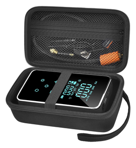 Compresseur d'air portable sans fil Prilotte EVA pour gonflage de <span class=keywords><strong>pneus</strong></span>, avec étui de rangement - Product Image 1