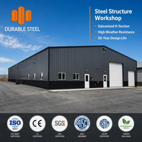 Bâtiment Industriel Préfabriqué Q355B à Profil H Laminé à Chaud, Conception Moderne Certifiée ISO pour Entrepôt Usine Clé en Main EPC