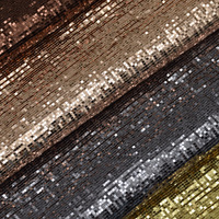 Tissu de Noël scintillant doré métallique de 0,9 mm, mosaïque de microfibres, cuir synthétique PU pour chaussures, sacs, vêtements