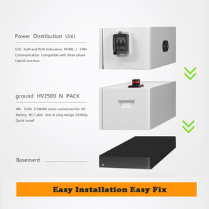 Paquete de Baterías de Litio de Alto Voltaje de 10kwh, 20kwh, 30kwh, 40kwh, Sistema de Baterías de Almacenamiento de Energía Solar Híbrido HV - Product Image 4