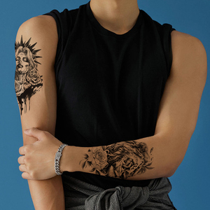 Autocollants de Tatouage Éphémère Imperméables Petites Fleurs Personnalisables pour Adultes, Hommes et Femmes - Product Image 4