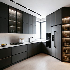 Modern <strong>Kitchen</strong> with Countertop for Apartment Use <strong>Kitchen</strong> Cabinets Ready to Assemble <strong>Small</strong> Modular <strong>Kitchen</strong> <strong>Cupboards</strong> - Product Image 2