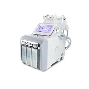 Newest 6 in 1salon oxygen jet Facial Skin Care Microdermabrasion Peel Machine Water Hydrogen Oxygen machine f