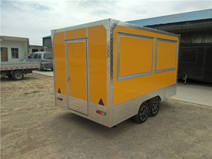 Proveedores Europeos Utilizan Camiones de Comida Móviles con Unidad Refrigeradora, Camiones de Comida Rápida con Máquina Expendedora de Snacks - Product Image 3